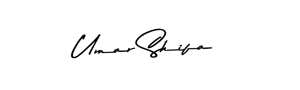The best way (Asem Kandis PERSONAL USE) to make a short signature is to pick only two or three words in your name. The name Umar Shifa include a total of six letters. For converting this name. Umar Shifa signature style 9 images and pictures png