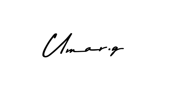 Design your own signature with our free online signature maker. With this signature software, you can create a handwritten (Asem Kandis PERSONAL USE) signature for name Umar.g. Umar.g signature style 9 images and pictures png