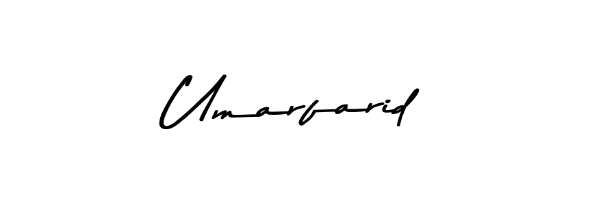 Also You can easily find your signature by using the search form. We will create Umarfarid name handwritten signature images for you free of cost using Asem Kandis PERSONAL USE sign style. Umarfarid signature style 9 images and pictures png