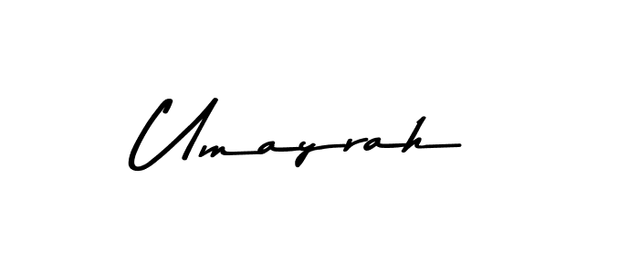 The best way (Asem Kandis PERSONAL USE) to make a short signature is to pick only two or three words in your name. The name Umayrah include a total of six letters. For converting this name. Umayrah signature style 9 images and pictures png