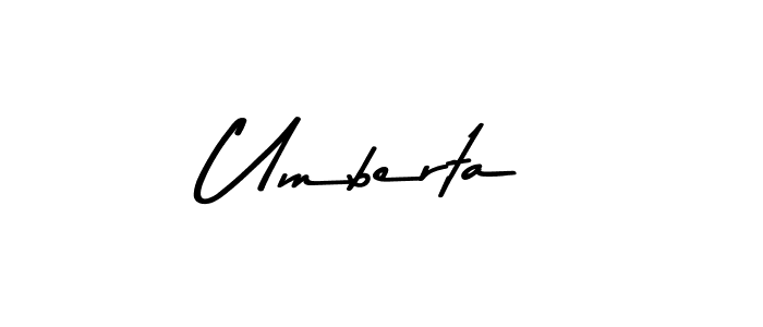 How to make Umberta signature? Asem Kandis PERSONAL USE is a professional autograph style. Create handwritten signature for Umberta name. Umberta signature style 9 images and pictures png