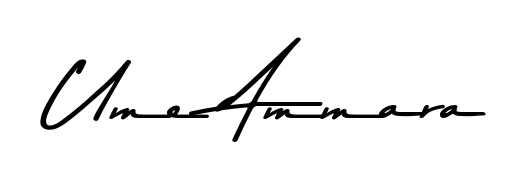 A dynamic signature style for Ume Ammara using Asem Kandis PERSONAL USE script. Designed to look authentic, handwritten, and professional. Ume Ammara signature style 9 images and pictures png