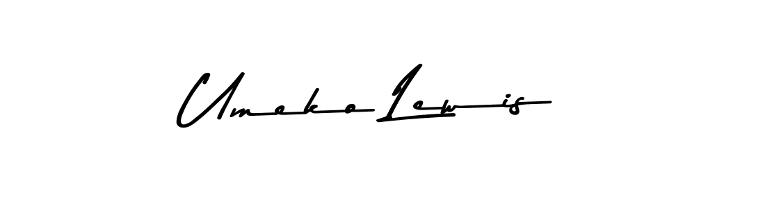 Also You can easily find your signature by using the search form. We will create Umeko Lewis name handwritten signature images for you free of cost using Asem Kandis PERSONAL USE sign style. Umeko Lewis signature style 9 images and pictures png