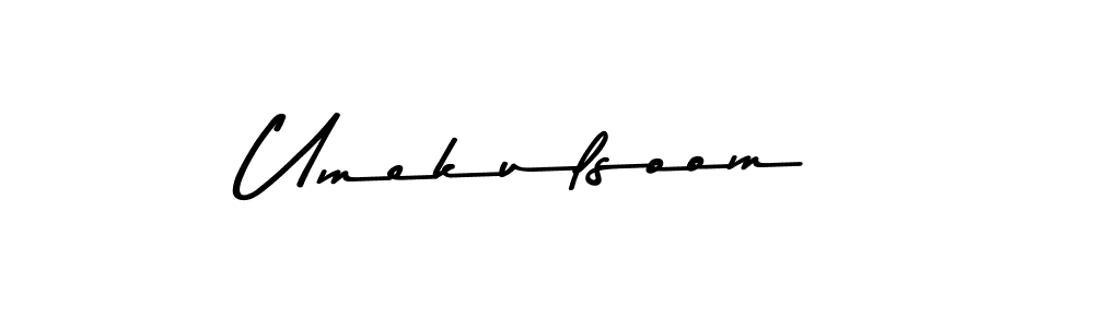 Make a beautiful signature design for name Umekulsoom. Use this online signature maker to create a handwritten signature for free. Umekulsoom signature style 9 images and pictures png