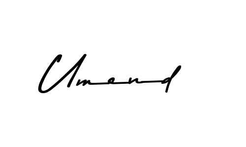 You should practise on your own different ways (Asem Kandis PERSONAL USE) to write your name (Umend) in signature. don't let someone else do it for you. Umend signature style 9 images and pictures png