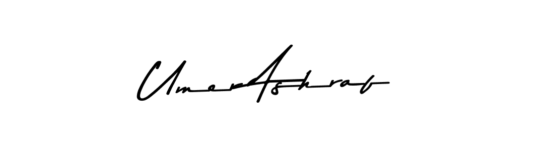 Make a beautiful signature design for name Umer Ashraf. Use this online signature maker to create a handwritten signature for free. Umer Ashraf signature style 9 images and pictures png