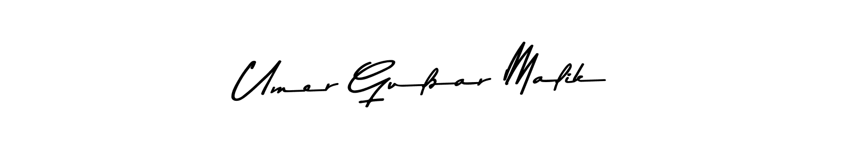 Make a beautiful signature design for name Umer Gulzar Malik. With this signature (Asem Kandis PERSONAL USE) style, you can create a handwritten signature for free. Umer Gulzar Malik signature style 9 images and pictures png