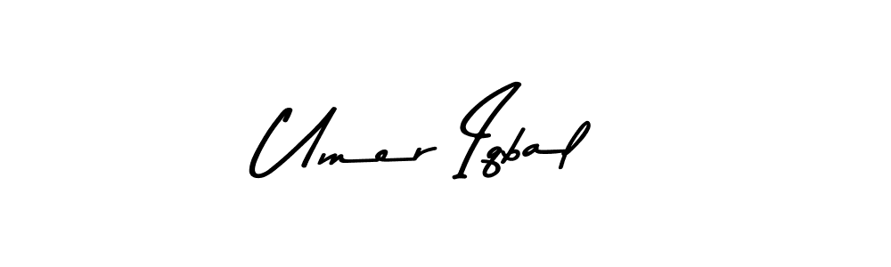 Use a signature maker to create a handwritten signature online. With this signature software, you can design (Asem Kandis PERSONAL USE) your own signature for name Umer Iqbal. Umer Iqbal signature style 9 images and pictures png