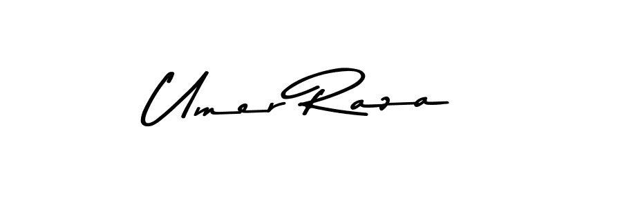 Design your own signature with our free online signature maker. With this signature software, you can create a handwritten (Asem Kandis PERSONAL USE) signature for name Umer Raza. Umer Raza signature style 9 images and pictures png
