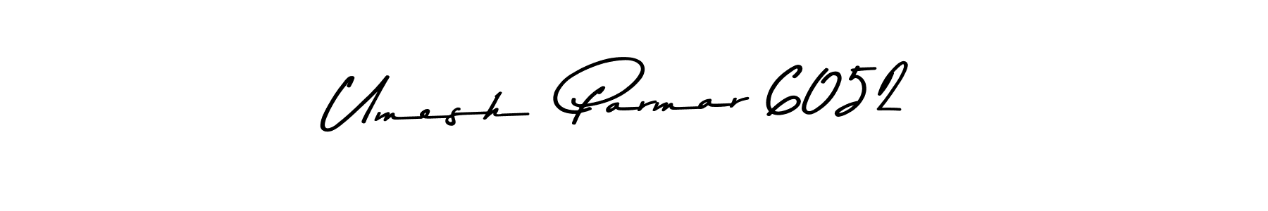 Make a beautiful signature design for name Umesh  Parmar 6052. Use this online signature maker to create a handwritten signature for free. Umesh  Parmar 6052 signature style 9 images and pictures png