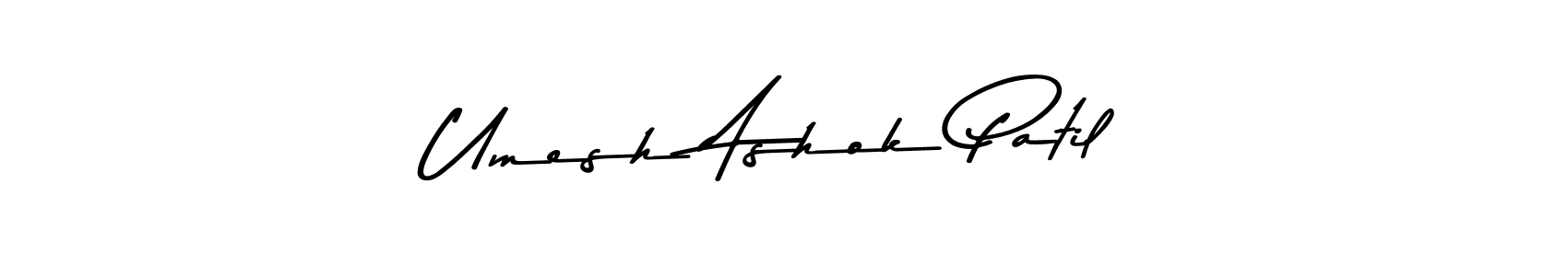 This is the best signature style for the Umesh Ashok Patil name. Also you like these signature font (Asem Kandis PERSONAL USE). Mix name signature. Umesh Ashok Patil signature style 9 images and pictures png