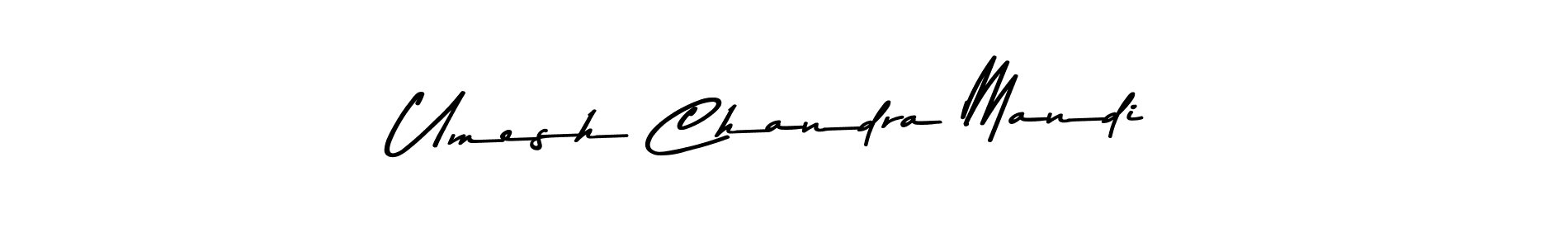 Use a signature maker to create a handwritten signature online. With this signature software, you can design (Asem Kandis PERSONAL USE) your own signature for name Umesh Chandra Mandi. Umesh Chandra Mandi signature style 9 images and pictures png
