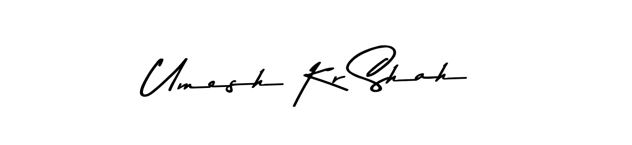 Also we have Umesh Kr Shah name is the best signature style. Create professional handwritten signature collection using Asem Kandis PERSONAL USE autograph style. Umesh Kr Shah signature style 9 images and pictures png
