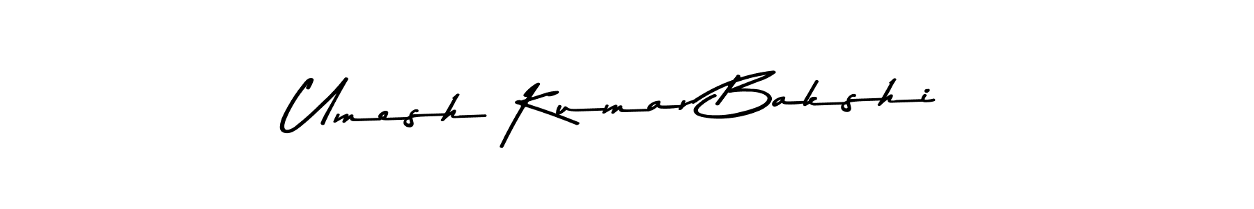 Use a signature maker to create a handwritten signature online. With this signature software, you can design (Asem Kandis PERSONAL USE) your own signature for name Umesh Kumar Bakshi. Umesh Kumar Bakshi signature style 9 images and pictures png