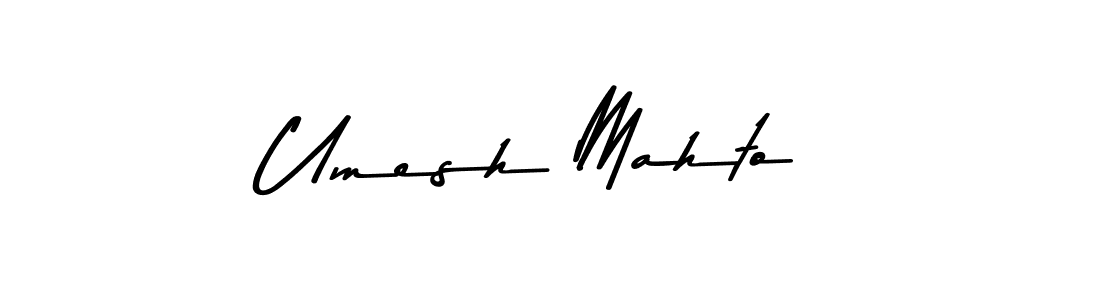 Umesh Mahto stylish signature style. Best Handwritten Sign (Asem Kandis PERSONAL USE) for my name. Handwritten Signature Collection Ideas for my name Umesh Mahto. Umesh Mahto signature style 9 images and pictures png