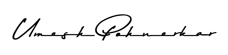 Express your personality with a custom Umesh Pohnerkar signature crafted with Asem Kandis PERSONAL USE typography. Free transparent PNG download available. Umesh Pohnerkar signature style 9 images and pictures png