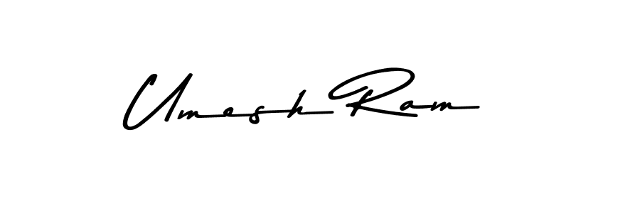 The best way (Asem Kandis PERSONAL USE) to make a short signature is to pick only two or three words in your name. The name Umesh Ram include a total of six letters. For converting this name. Umesh Ram signature style 9 images and pictures png