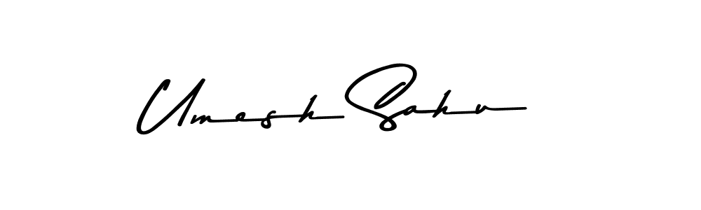 Umesh Sahu stylish signature style. Best Handwritten Sign (Asem Kandis PERSONAL USE) for my name. Handwritten Signature Collection Ideas for my name Umesh Sahu. Umesh Sahu signature style 9 images and pictures png