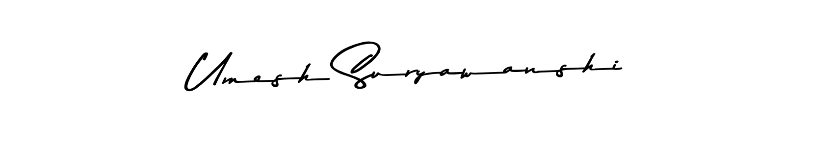 Create a beautiful signature design for name Umesh Suryawanshi. With this signature (Asem Kandis PERSONAL USE) fonts, you can make a handwritten signature for free. Umesh Suryawanshi signature style 9 images and pictures png