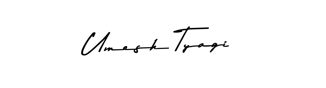 This is the best signature style for the Umesh Tyagi name. Also you like these signature font (Asem Kandis PERSONAL USE). Mix name signature. Umesh Tyagi signature style 9 images and pictures png