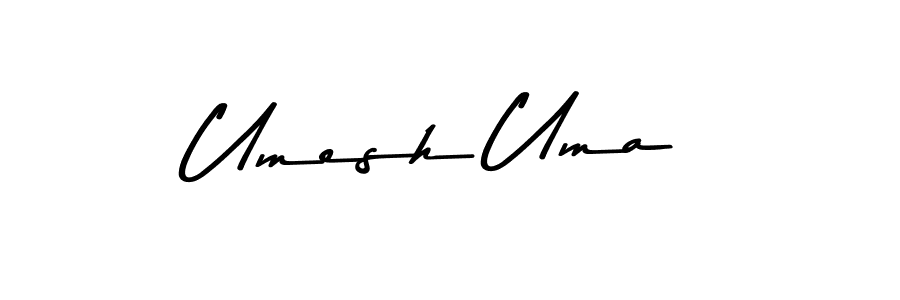 How to Draw Umesh Uma signature style? Asem Kandis PERSONAL USE is a latest design signature styles for name Umesh Uma. Umesh Uma signature style 9 images and pictures png