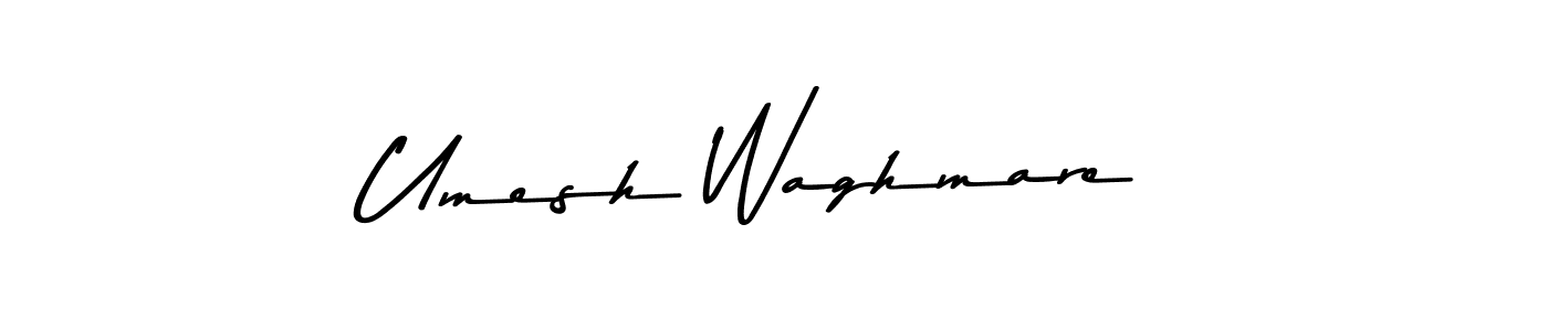 Make a beautiful signature design for name Umesh Waghmare. With this signature (Asem Kandis PERSONAL USE) style, you can create a handwritten signature for free. Umesh Waghmare signature style 9 images and pictures png