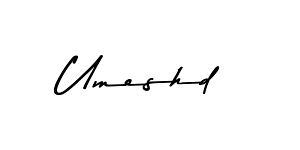 Design your own signature with our free online signature maker. With this signature software, you can create a handwritten (Asem Kandis PERSONAL USE) signature for name Umeshd. Umeshd signature style 9 images and pictures png