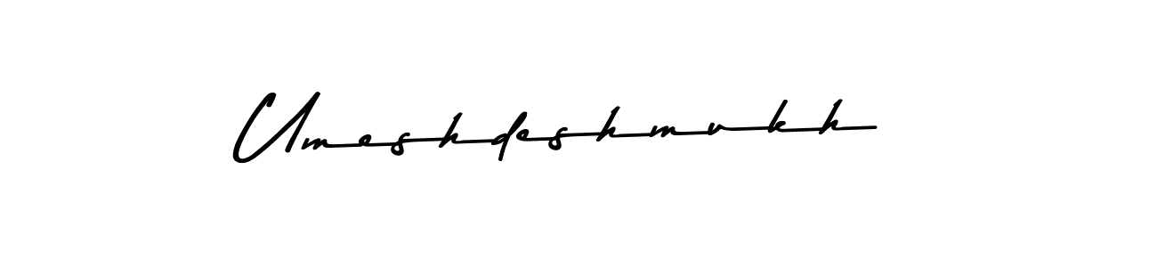 Design your own signature with our free online signature maker. With this signature software, you can create a handwritten (Asem Kandis PERSONAL USE) signature for name Umeshdeshmukh. Umeshdeshmukh signature style 9 images and pictures png