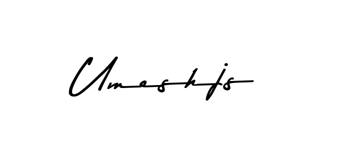 Use a signature maker to create a handwritten signature online. With this signature software, you can design (Asem Kandis PERSONAL USE) your own signature for name Umeshjs. Umeshjs signature style 9 images and pictures png