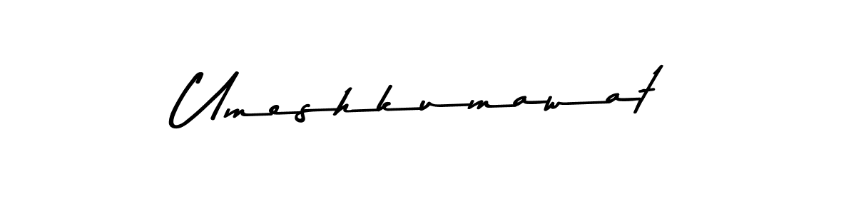 Similarly Asem Kandis PERSONAL USE is the best handwritten signature design. Signature creator online .You can use it as an online autograph creator for name Umeshkumawat. Umeshkumawat signature style 9 images and pictures png