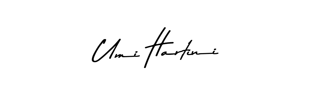 Use a signature maker to create a handwritten signature online. With this signature software, you can design (Asem Kandis PERSONAL USE) your own signature for name Umi Hartini. Umi Hartini signature style 9 images and pictures png