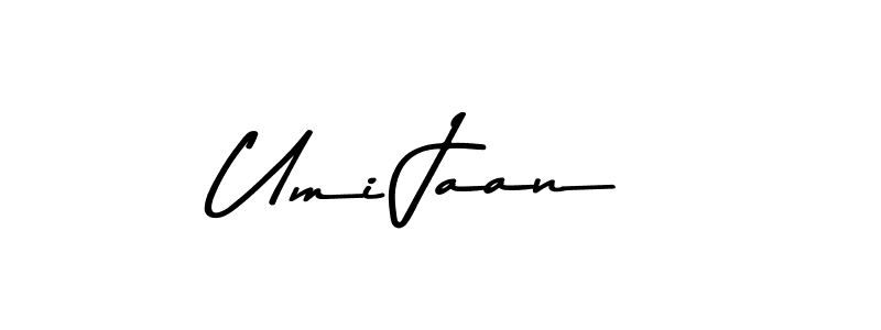 Make a beautiful signature design for name Umi Jaan. With this signature (Asem Kandis PERSONAL USE) style, you can create a handwritten signature for free. Umi Jaan signature style 9 images and pictures png