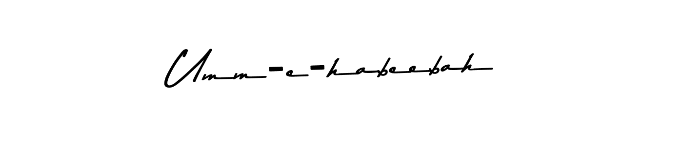 Make a beautiful signature design for name Umm-e-habeebah. Use this online signature maker to create a handwritten signature for free. Umm-e-habeebah signature style 9 images and pictures png