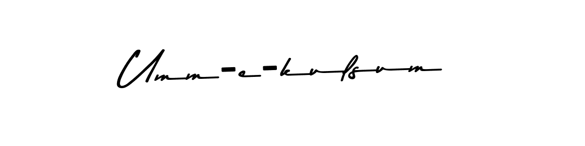 Make a beautiful signature design for name Umm-e-kulsum. With this signature (Asem Kandis PERSONAL USE) style, you can create a handwritten signature for free. Umm-e-kulsum signature style 9 images and pictures png