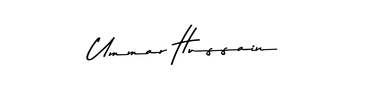 Ummar Hussain stylish signature style. Best Handwritten Sign (Asem Kandis PERSONAL USE) for my name. Handwritten Signature Collection Ideas for my name Ummar Hussain. Ummar Hussain signature style 9 images and pictures png