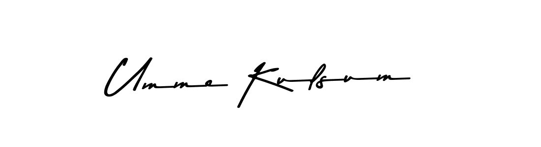 Design your own signature with our free online signature maker. With this signature software, you can create a handwritten (Asem Kandis PERSONAL USE) signature for name Umme Kulsum. Umme Kulsum signature style 9 images and pictures png