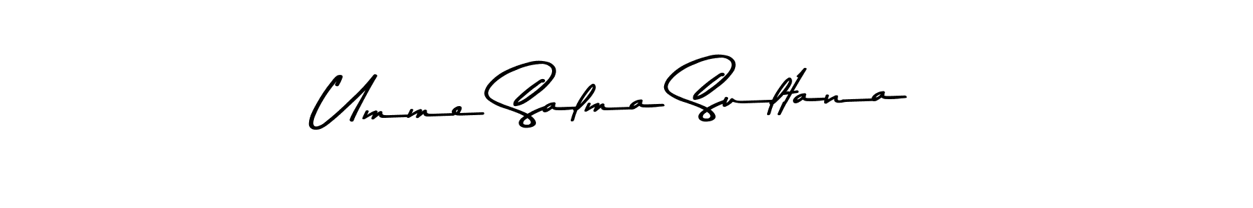 Also You can easily find your signature by using the search form. We will create Umme Salma Sultana name handwritten signature images for you free of cost using Asem Kandis PERSONAL USE sign style. Umme Salma Sultana signature style 9 images and pictures png