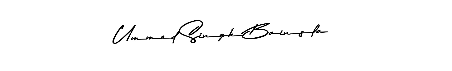 Make a beautiful signature design for name Ummed Singh Bainsla. Use this online signature maker to create a handwritten signature for free. Ummed Singh Bainsla signature style 9 images and pictures png