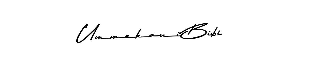 Also You can easily find your signature by using the search form. We will create Ummehani Bibi name handwritten signature images for you free of cost using Asem Kandis PERSONAL USE sign style. Ummehani Bibi signature style 9 images and pictures png