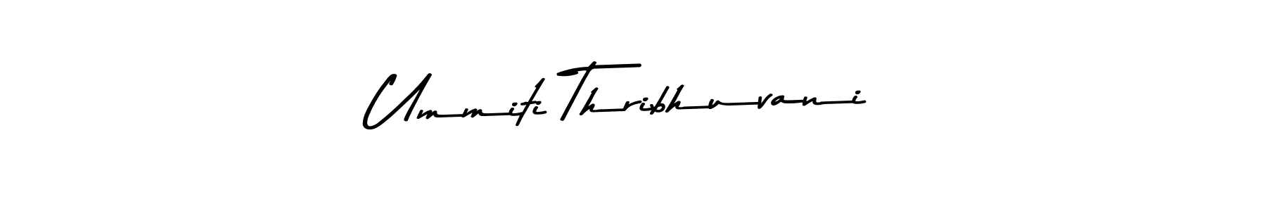 Here are the top 10 professional signature styles for the name Ummiti Thribhuvani. These are the best autograph styles you can use for your name. Ummiti Thribhuvani signature style 9 images and pictures png