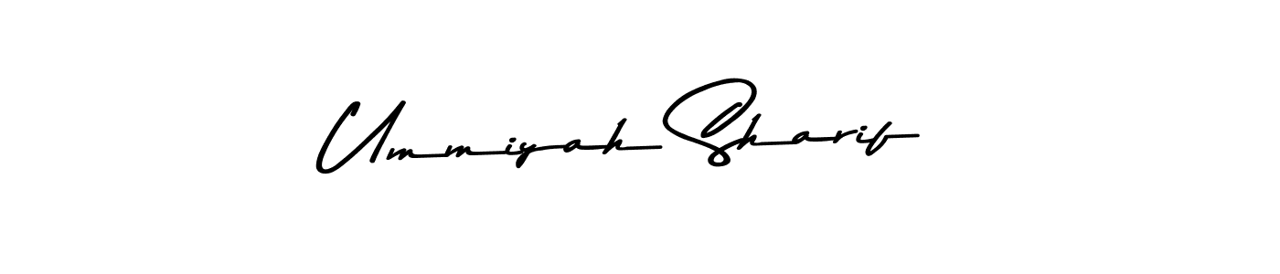 Once you've used our free online signature maker to create your best signature Asem Kandis PERSONAL USE style, it's time to enjoy all of the benefits that Ummiyah Sharif name signing documents. Ummiyah Sharif signature style 9 images and pictures png