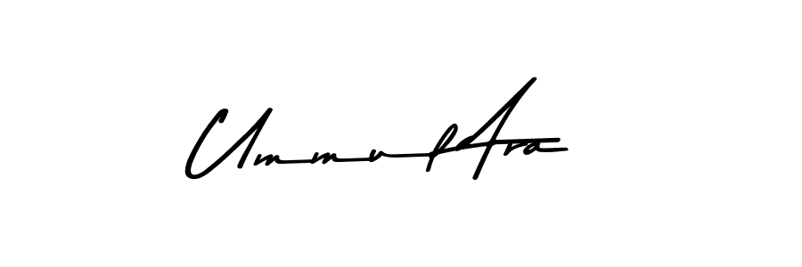 Similarly Asem Kandis PERSONAL USE is the best handwritten signature design. Signature creator online .You can use it as an online autograph creator for name Ummul Ara. Ummul Ara signature style 9 images and pictures png