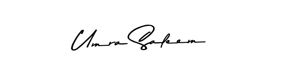 Umra Saleem stylish signature style. Best Handwritten Sign (Asem Kandis PERSONAL USE) for my name. Handwritten Signature Collection Ideas for my name Umra Saleem. Umra Saleem signature style 9 images and pictures png