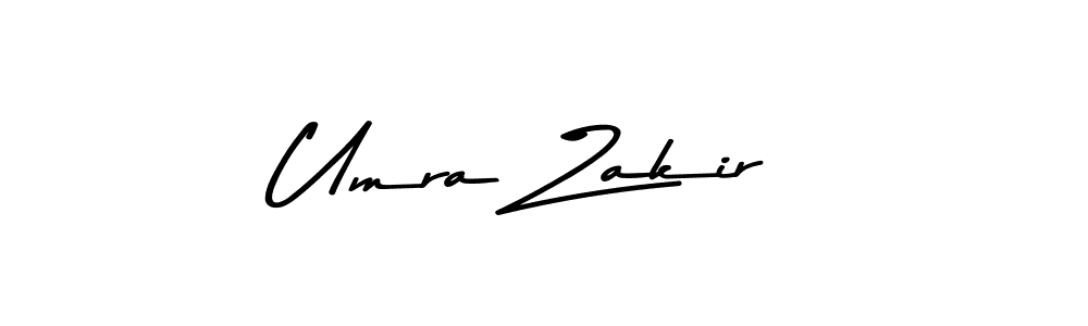 Use a signature maker to create a handwritten signature online. With this signature software, you can design (Asem Kandis PERSONAL USE) your own signature for name Umra Zakir. Umra Zakir signature style 9 images and pictures png