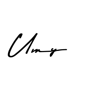 The best way (Asem Kandis PERSONAL USE) to make a short signature is to pick only two or three words in your name. The name Umy include a total of six letters. For converting this name. Umy signature style 9 images and pictures png