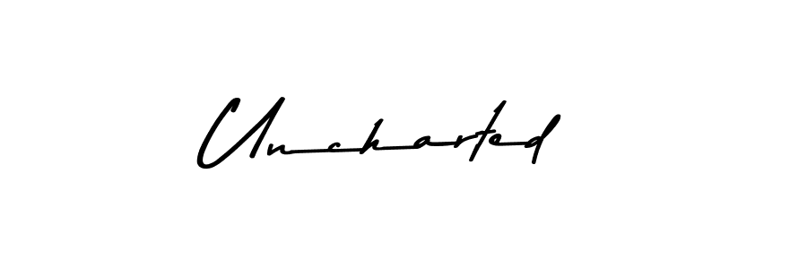 Use a signature maker to create a handwritten signature online. With this signature software, you can design (Asem Kandis PERSONAL USE) your own signature for name Uncharted. Uncharted signature style 9 images and pictures png