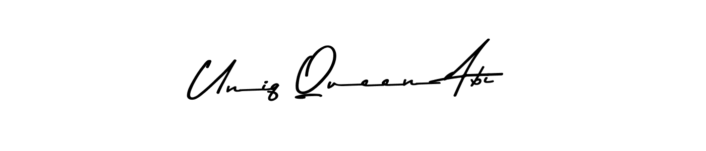 Similarly Asem Kandis PERSONAL USE is the best handwritten signature design. Signature creator online .You can use it as an online autograph creator for name Uniq Queen Abi. Uniq Queen Abi signature style 9 images and pictures png