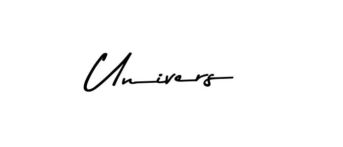 Design your own signature with our free online signature maker. With this signature software, you can create a handwritten (Asem Kandis PERSONAL USE) signature for name Univers. Univers signature style 9 images and pictures png