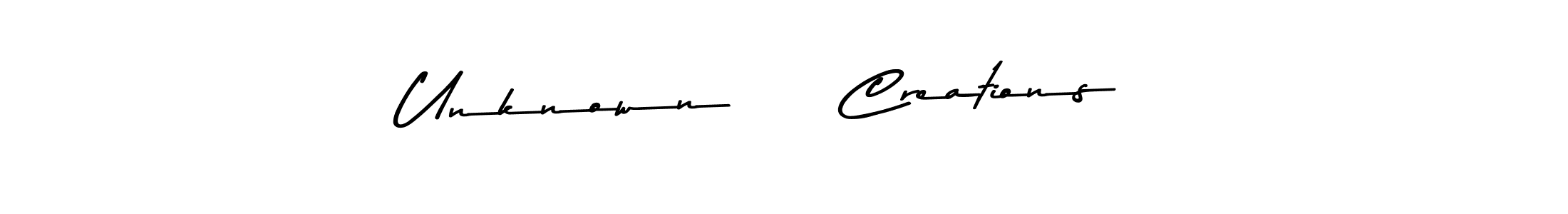 Also we have Unknown     Creations  name is the best signature style. Create professional handwritten signature collection using Asem Kandis PERSONAL USE autograph style. Unknown     Creations  signature style 9 images and pictures png