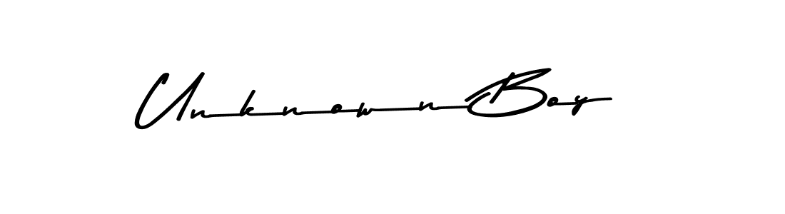 Use a signature maker to create a handwritten signature online. With this signature software, you can design (Asem Kandis PERSONAL USE) your own signature for name Unknown Boy. Unknown Boy signature style 9 images and pictures png